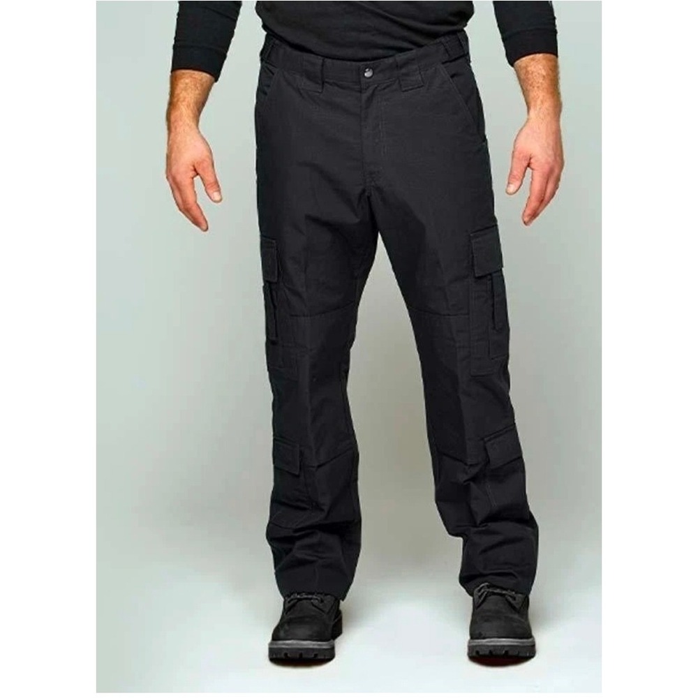WOLVERINE TACTICAL Men's Black Traditional Fit Tactical Emergency‎ Pants 44x30